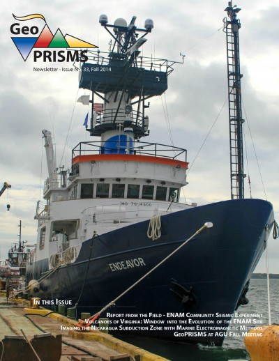 GeoPRISMS Newsletter Fall 2014 Issue 33